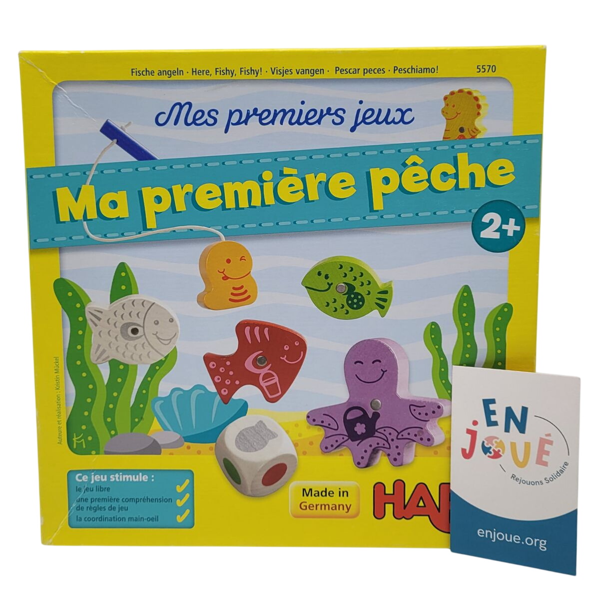 Premier âge - Ma première pêche Mes premiers jeux - Haba - Dès 2 ans. Bon état -  reconditionné disponible sur Label Emmaüs